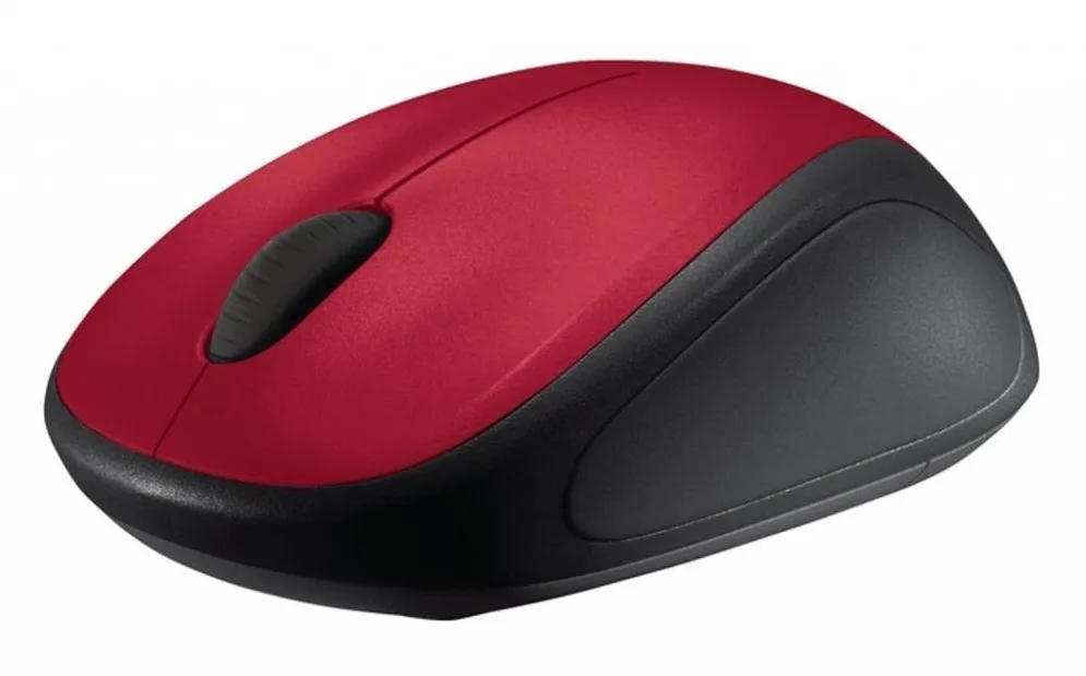 Миша Logitech бездротова оптична червона 1000 dpi