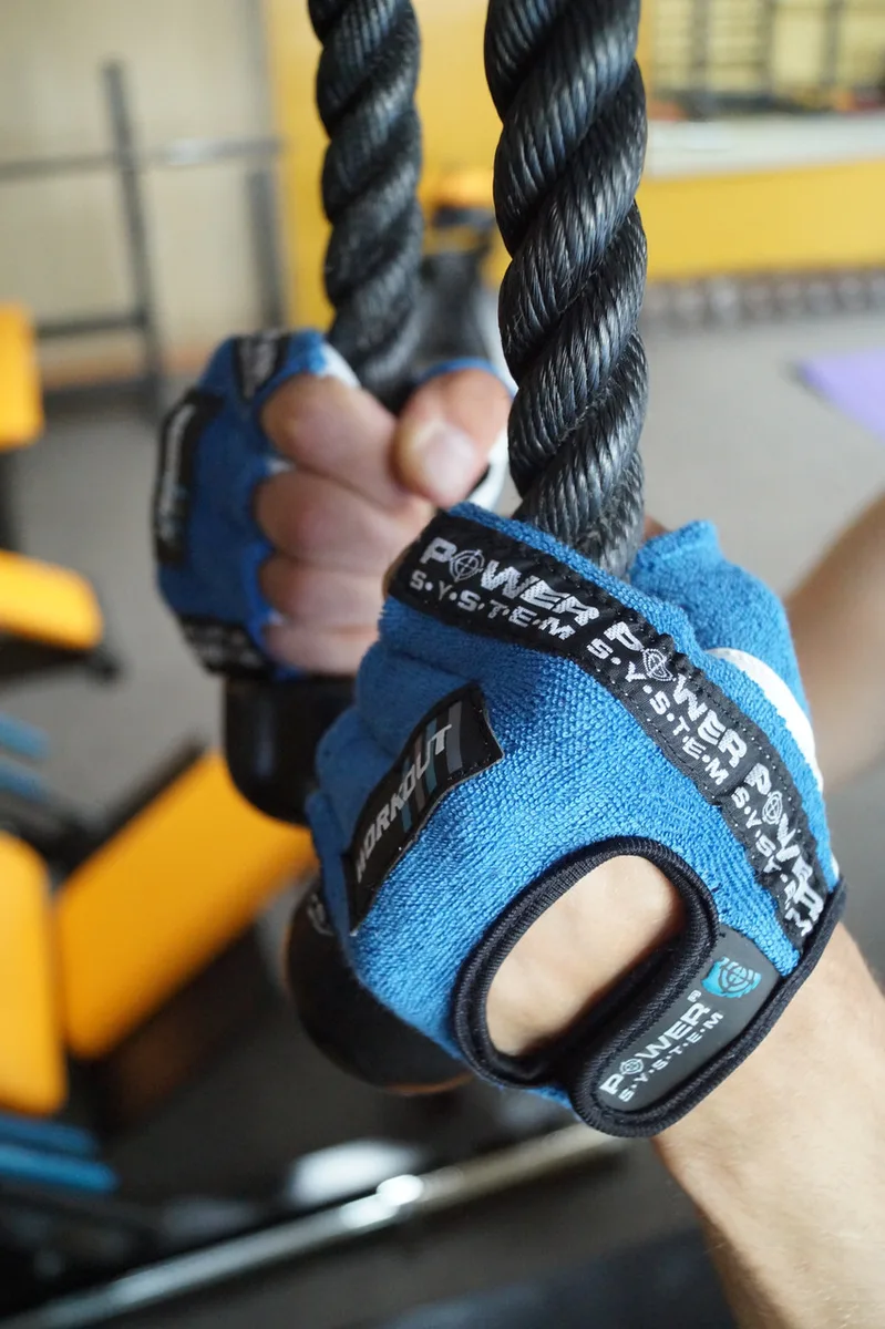 Рукавички Active Point шкіра XXL сині