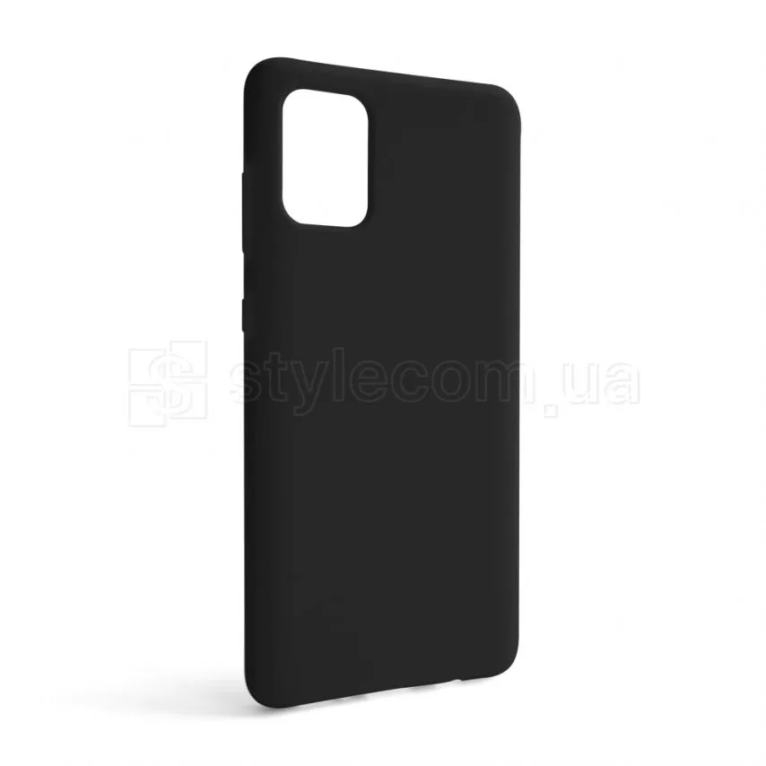 Чохол силіконовий для смартфона Samsung чорний A71/A715