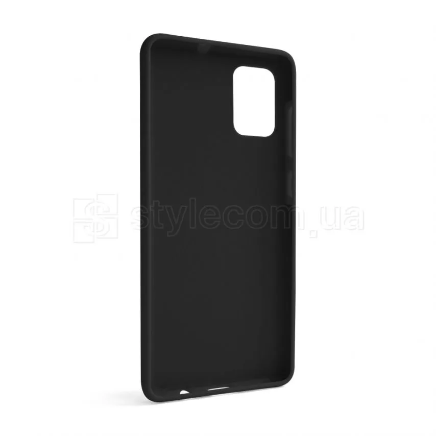 Чохол силіконовий для смартфона Samsung чорний A71/A715