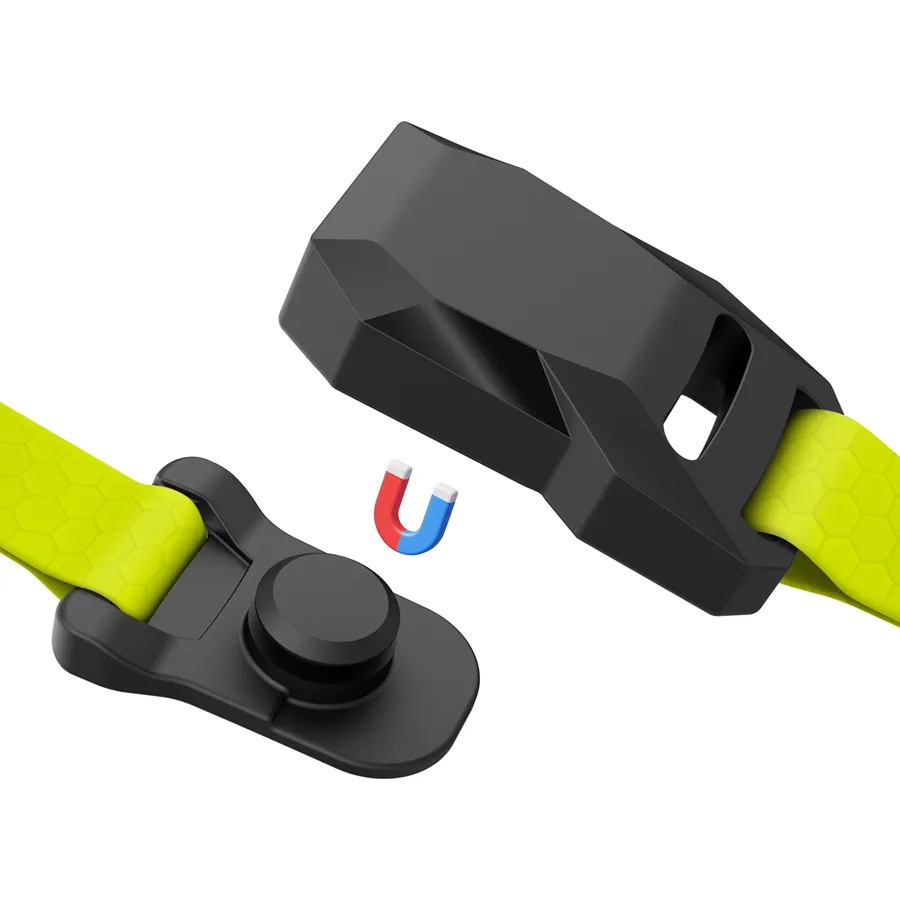 Нашийник WAUDOG Magnet 15 мм COLLARTEX S 26-35 см лимонний водостійкий