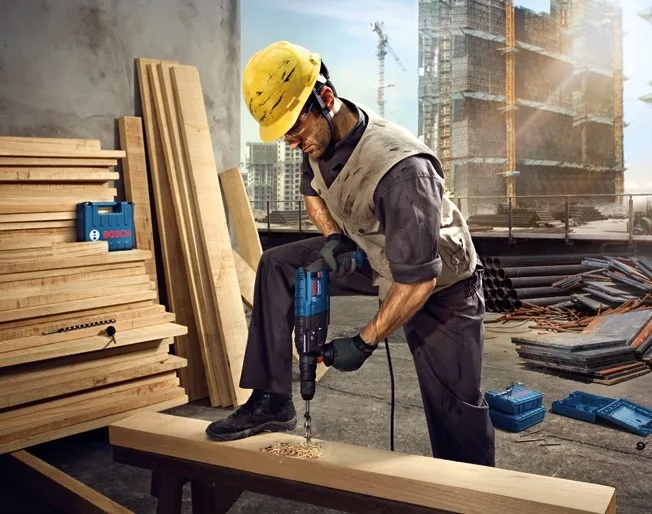 Перфоратор Bosch Professional 790Вт 27Дж 28кг ударный для бетона сверление долбления