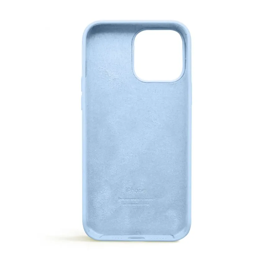 Чохол Silicone Case для Apple iPhone 13 Pro Max силіконовий блакитний