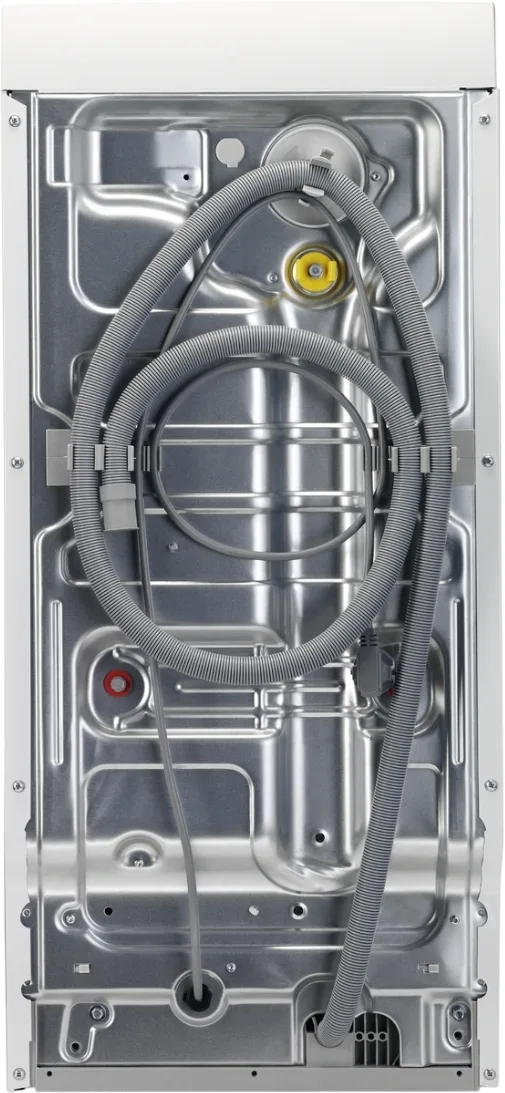 Пральна машина Electrolux з вертикальним завантаженням, 6 кг, 1000 об/хв, клас енергоспоживання D, ширина 60 см, з дисплеєм, біла.