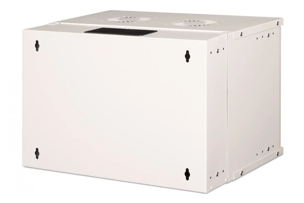 Шкаф Digitus 19 дюймов стальной 7U серый со стеклянными дверцами 540x400 мм 60 кг