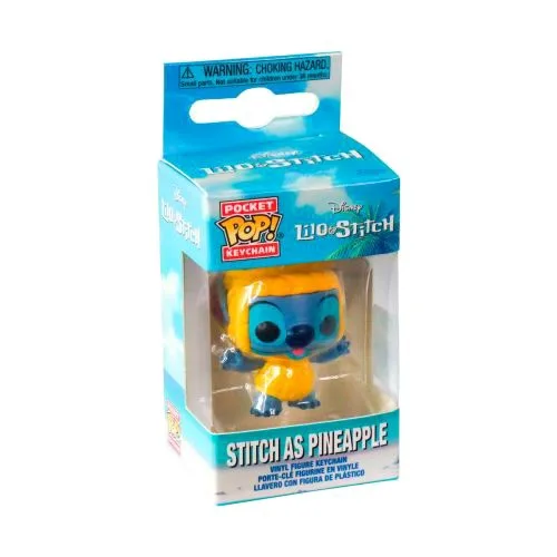 Ігрова фігурка Funko Pop Стич з ананасом на кліпсі 3,8 см