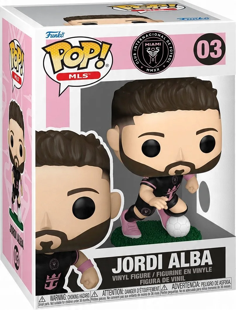 Фигурка Funko POP Футбол: Интер Майами - Жорди Альба (В гостях)