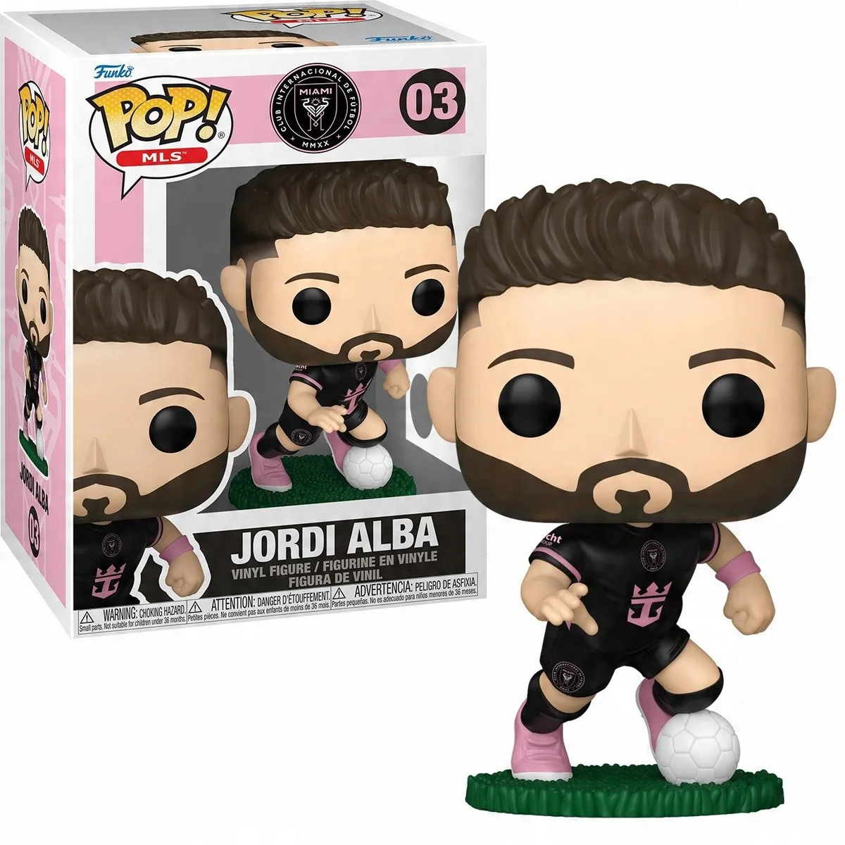 Фигурка Funko POP Футбол: Интер Майами - Жорди Альба (В гостях)
