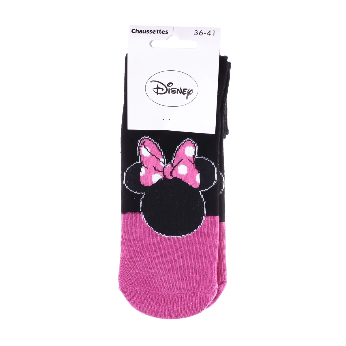 Шкарпетки DISNEY MINNIE 81% бавовна 36-41 чорний пурпурний