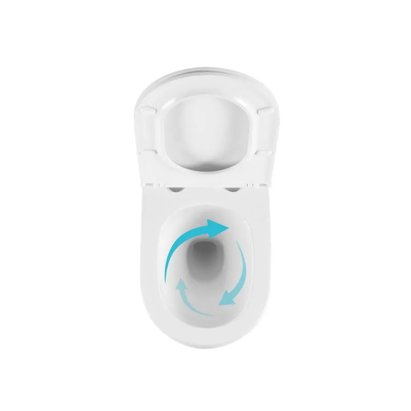 Підвісний унітаз з інсталяцією Qtap Nest 515х360х350 мм кераміка білий Matt Black