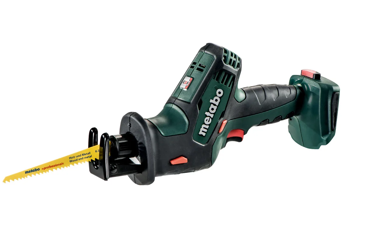 Пилка шабельна акумуляторна Metabo 120 мм 18В 1,4 кг без АКБ