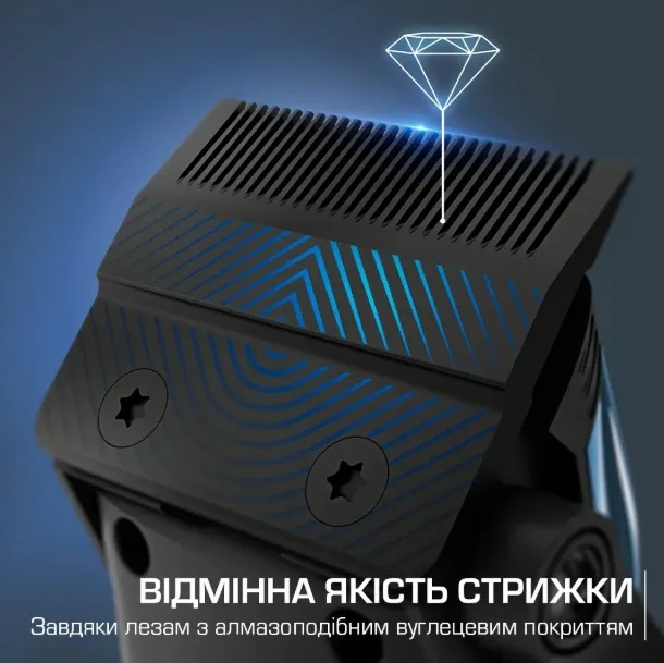Машинка для стрижки Rowenta Нержавеющая сталь 0,5-25 мм Черная