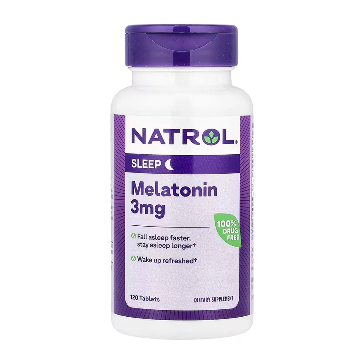 Мелатонін Natrol 3 мг 120 табл Харчова добавка для сну