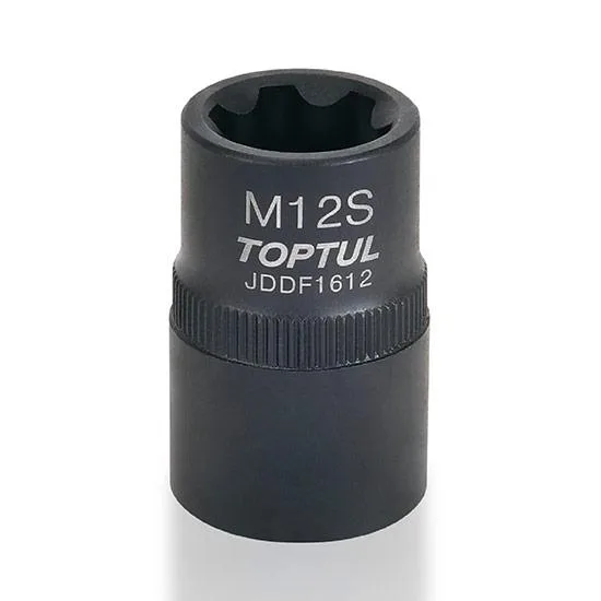 Торцева головка Ribe M12S 1/2 6-гранна легована сталь для Nissan E16 QR25