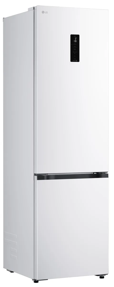 Холодильник LG Двухкамерный 59,5х203х67,4 см Белый Ударопрочное стекло