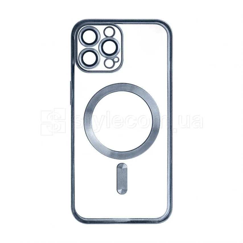Чохол MagSafe для iPhone 12 Pro пластик силікон синій