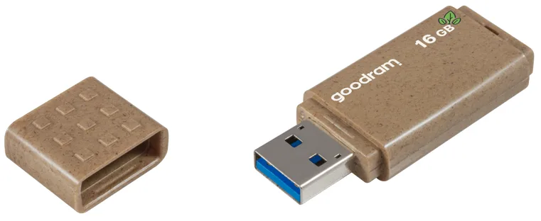 Флешка Goodram 16 ГБ USB 3.2 Коричнева Пластикова