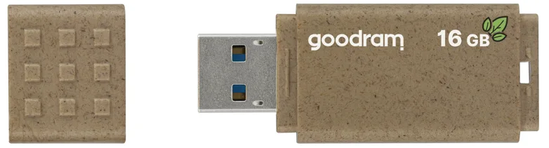 Флешка Goodram 16 ГБ USB 3.2 Коричнева Пластикова