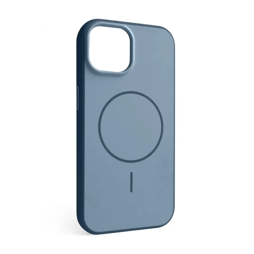 Чохол Soft Matte MagSafe TPU PC для iPhone 15  синій