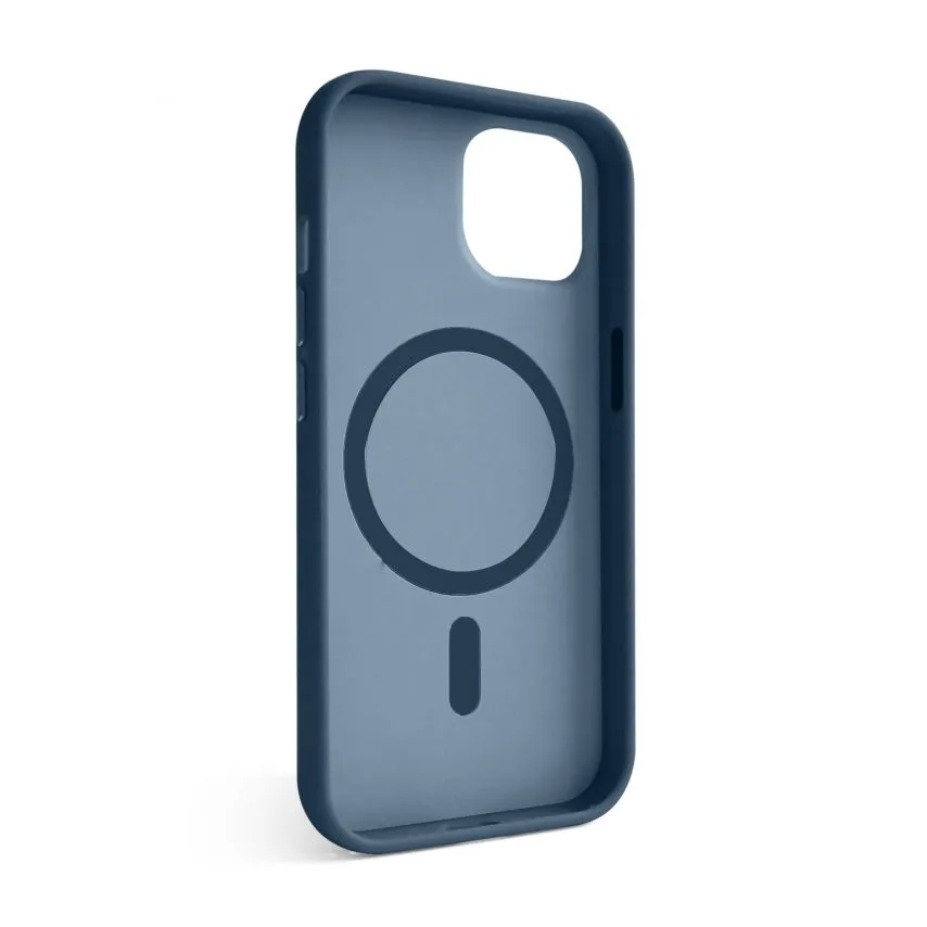 Чохол Soft Matte MagSafe TPU PC для iPhone 15  синій