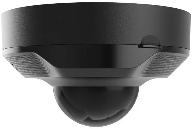 IP-камера проводная Ajax DomeCam Mini, 8 МП, 2.8 мм, Poe, True WDR, IP 65, ИК 30 м, аудио, угол обзора 100° до 110°, мини купольная, черная.