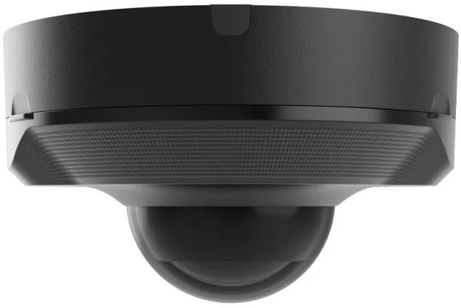 IP-камера проводная Ajax DomeCam Mini, 8 МП, 2.8 мм, Poe, True WDR, IP 65, ИК 30 м, аудио, угол обзора 100° до 110°, мини купольная, черная.
