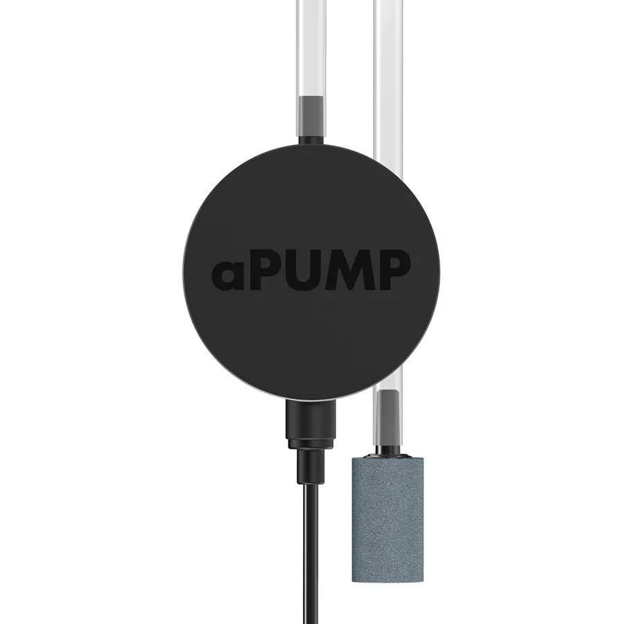 Безшумний акваріумний компресор aPUMP USB 5V до 100 л пластик 72х52 мм