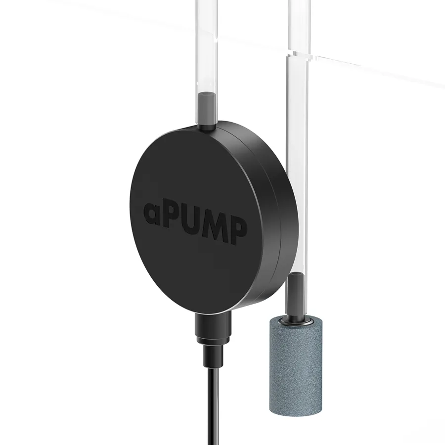 Безшумний акваріумний компресор aPUMP USB 5V до 100 л пластик 72х52 мм