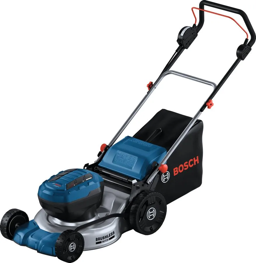 Акумуляторна газонокосарка Bosch Professional GRA 18V2-460, 18В, ширина скошування 46 см, об'єм травозбірника 60 л, висота скошува