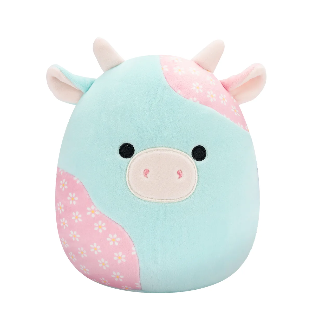 М'яка іграшка Squishmallows поліестер 19 см м'ятна пастельна корівка