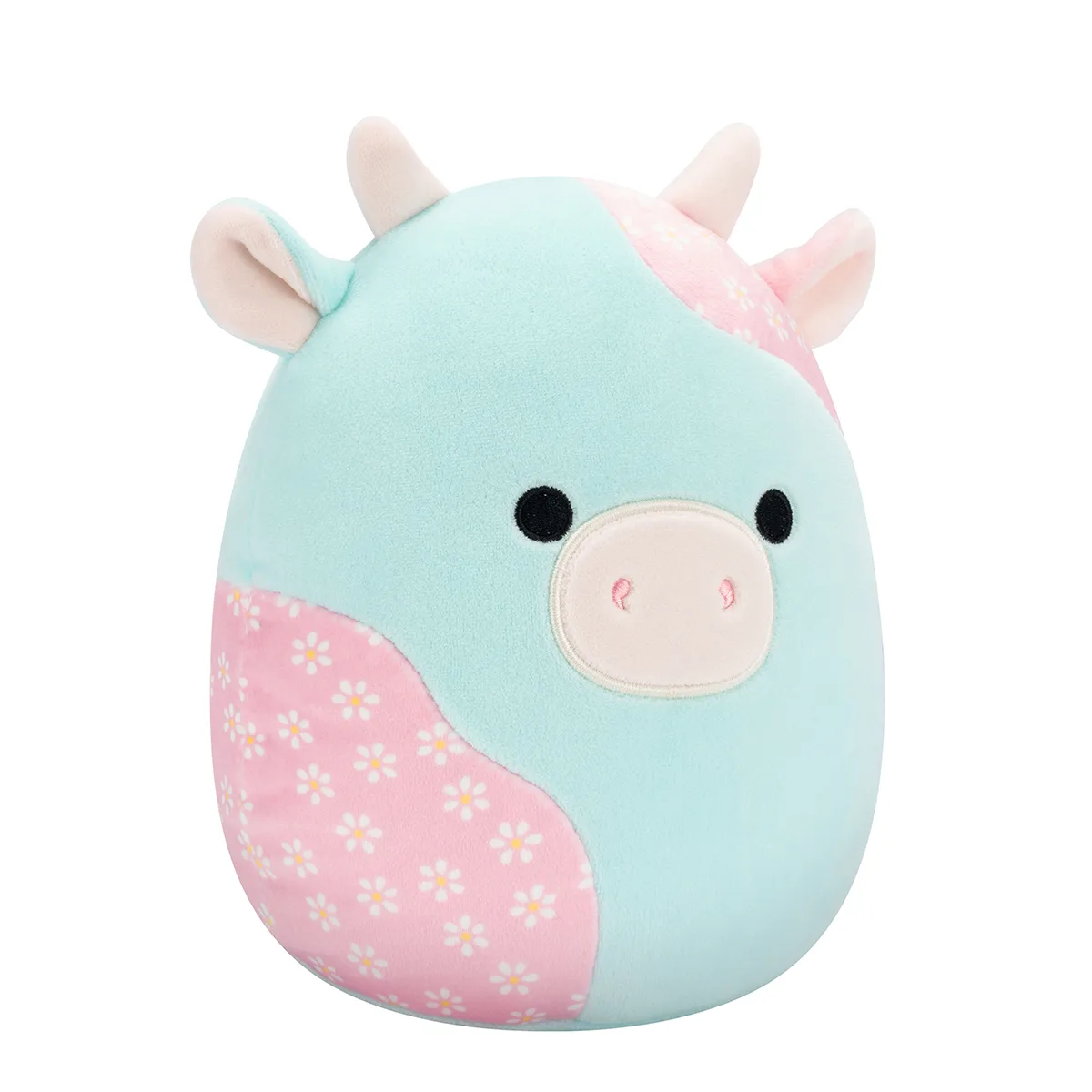 М'яка іграшка Squishmallows поліестер 19 см м'ятна пастельна корівка