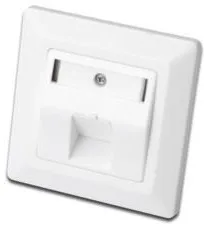 Настінна розетка 2E CАТ 6 FTP, 1xRJ45, 8P8C, для прихованої проводки