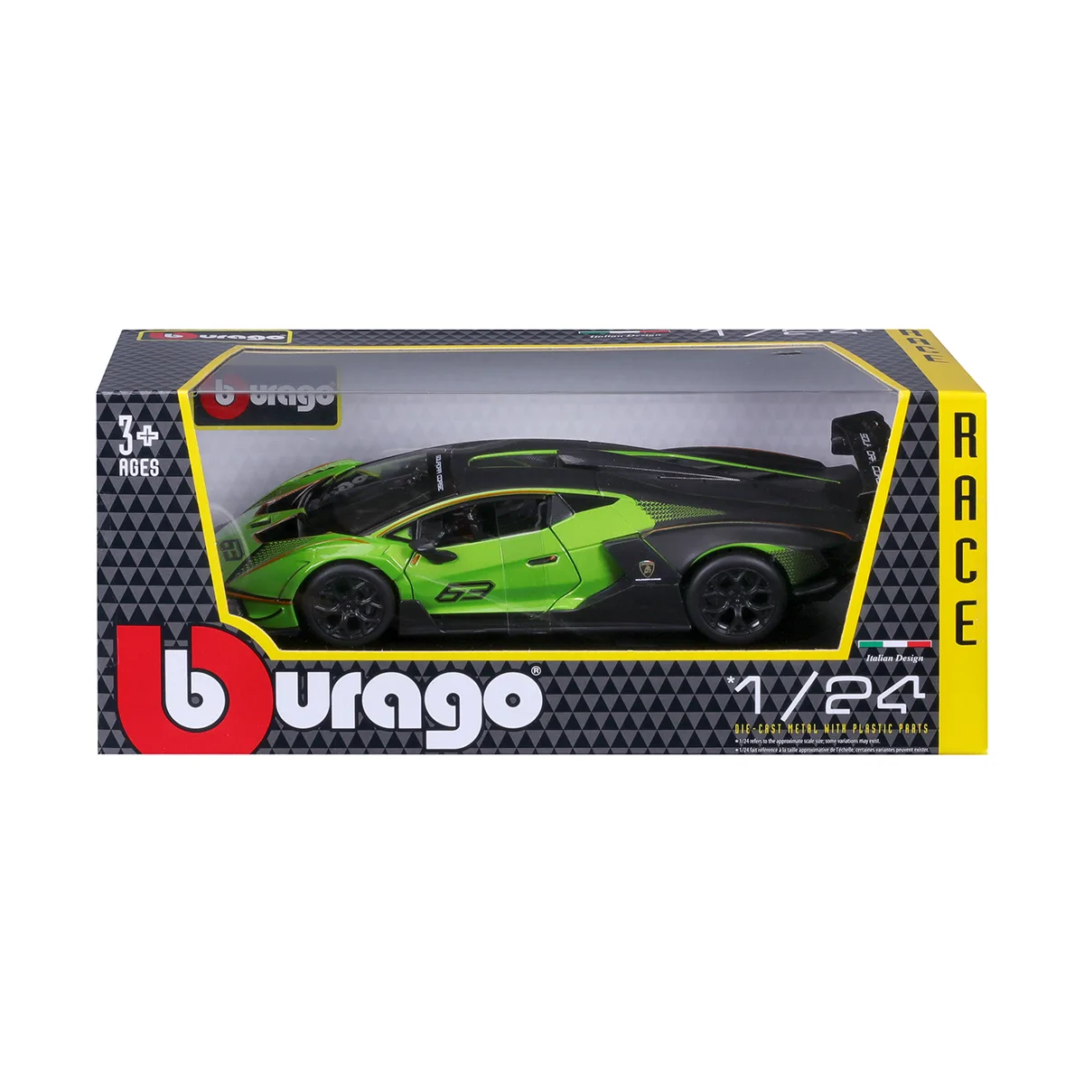 Автомодель Bburago пластик метал 1:24 зелений