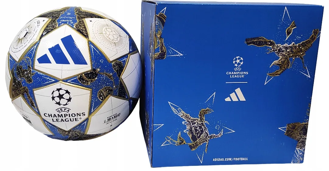 Футбольний м'яч Adidas поліуретан №4 синій