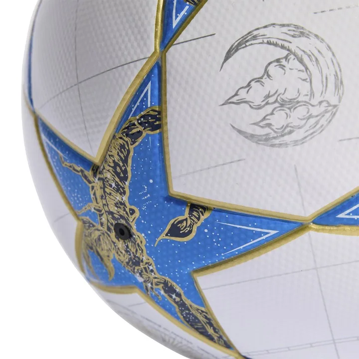 Футбольний м'яч Adidas поліуретан №4 синій