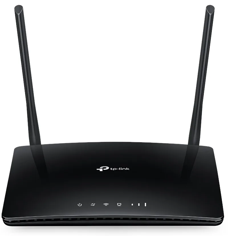 Маршрутизатор TP-Link 4G LTE WiFi AC1350 3 порти LAN 2.4 ГГц 5 ГГц чорний