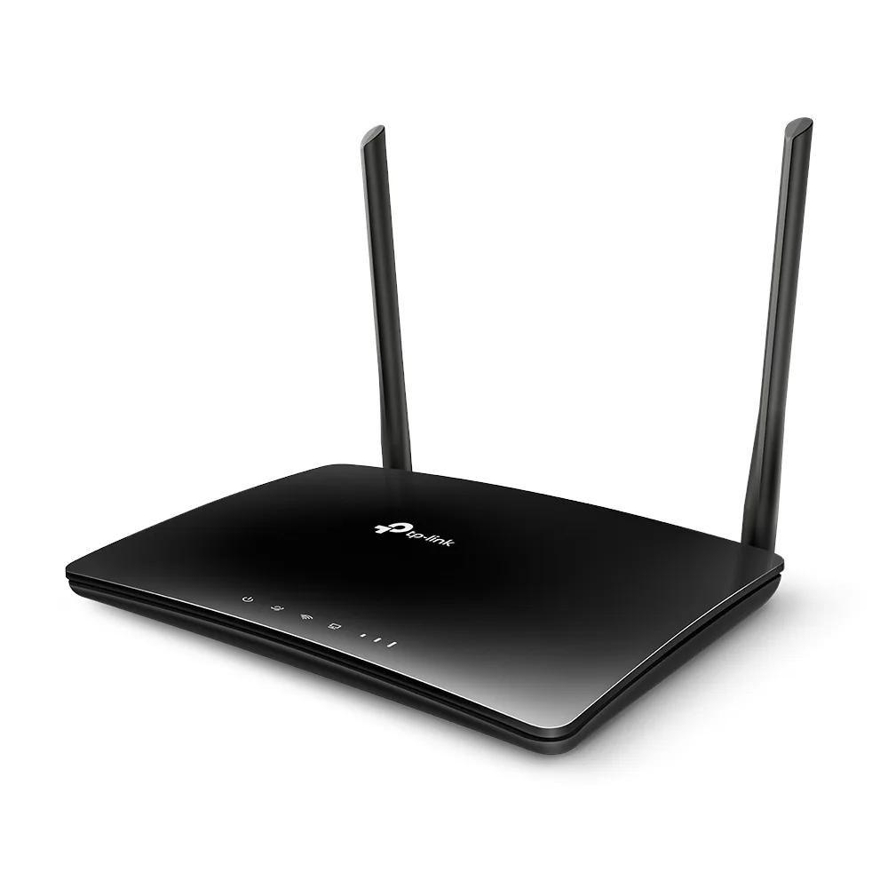 Маршрутизатор TP-Link 4G LTE WiFi AC1350 3 порти LAN 2.4 ГГц 5 ГГц чорний