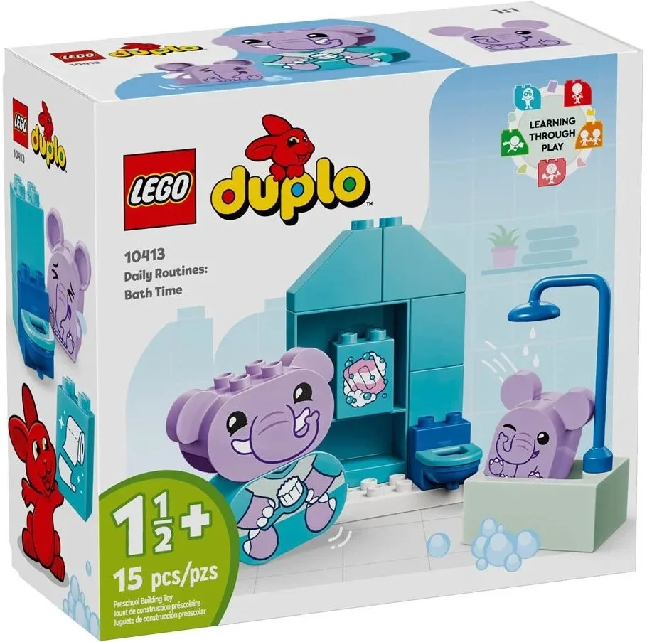 Конструктор LEGO DUPLO Мої перші повсякденні процедури: Час приймати ванну
