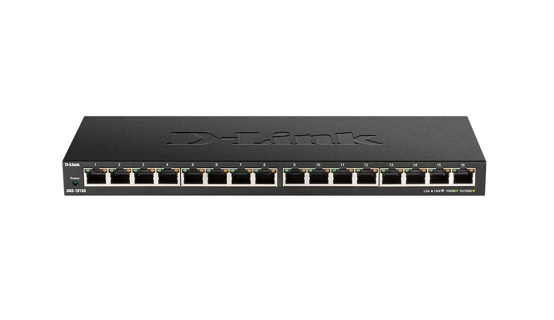 Коммутатор D-Link DGS-1016S 16xGE, Некоммутируемый