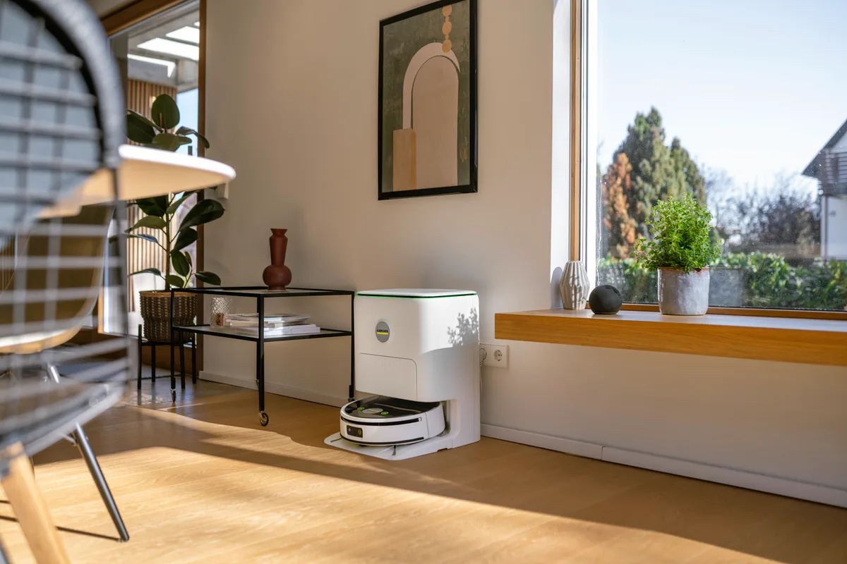 Робот-пилосос Karcher вологе сухе прибирання акумуляторний 0,25 л 0,30 л Bluetooth чорний