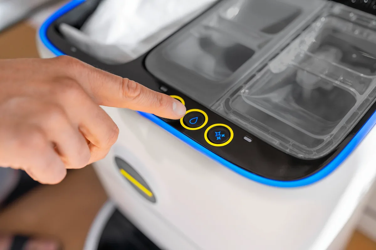 Робот-пилосос Karcher вологе сухе прибирання акумуляторний 0,25 л 0,30 л Bluetooth чорний