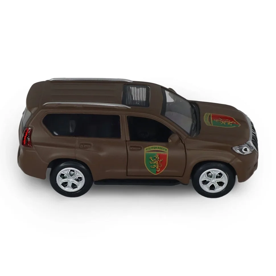 Автомодель TechnoDrive металева 1:40 Шеврони Героїв Toyota Prado 24 ОМБр
