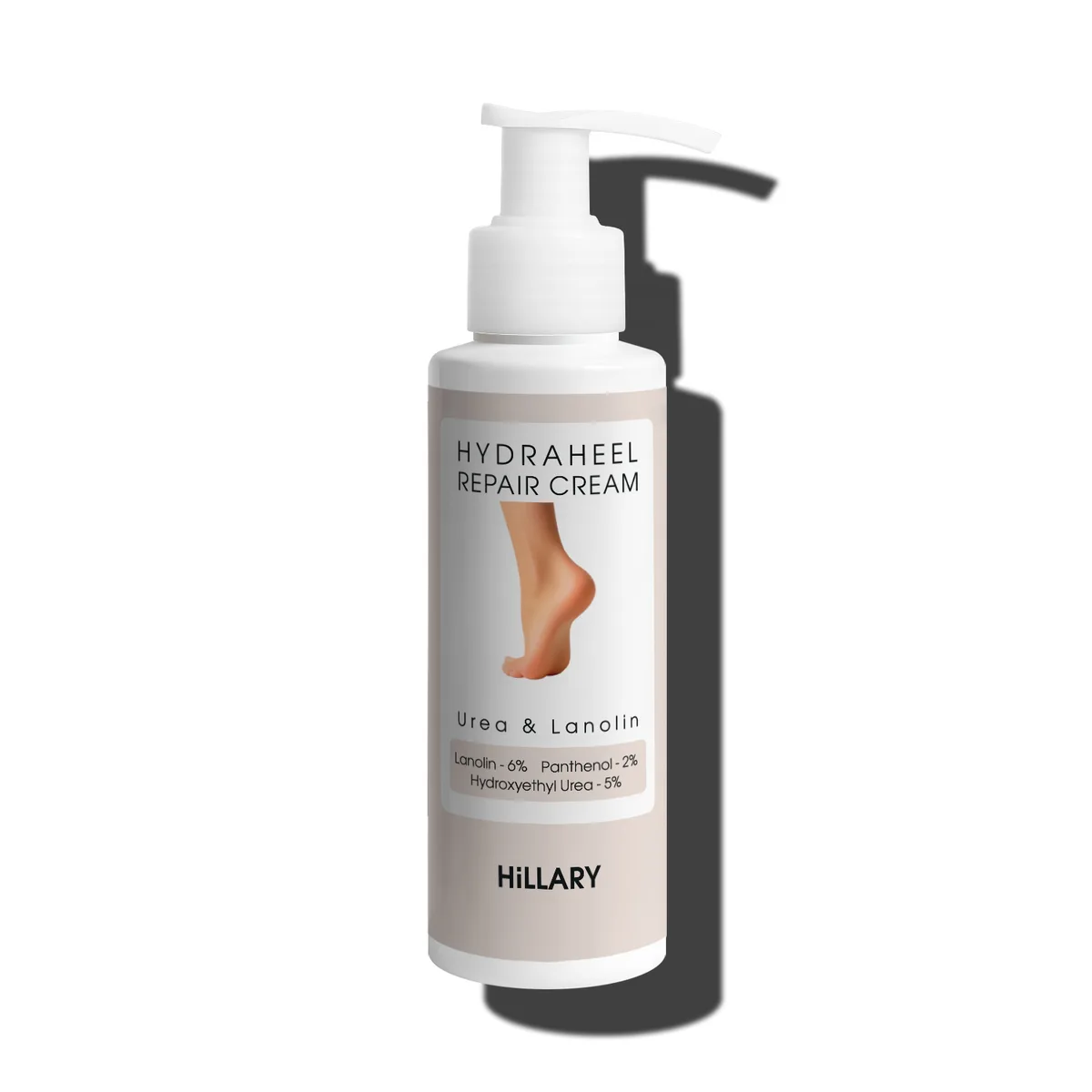 Відновлювальний крем для сухої і потрісканої шкіри ніг Hillary HydraHeel Urea & Lanolin Repair Cream, 100 мл