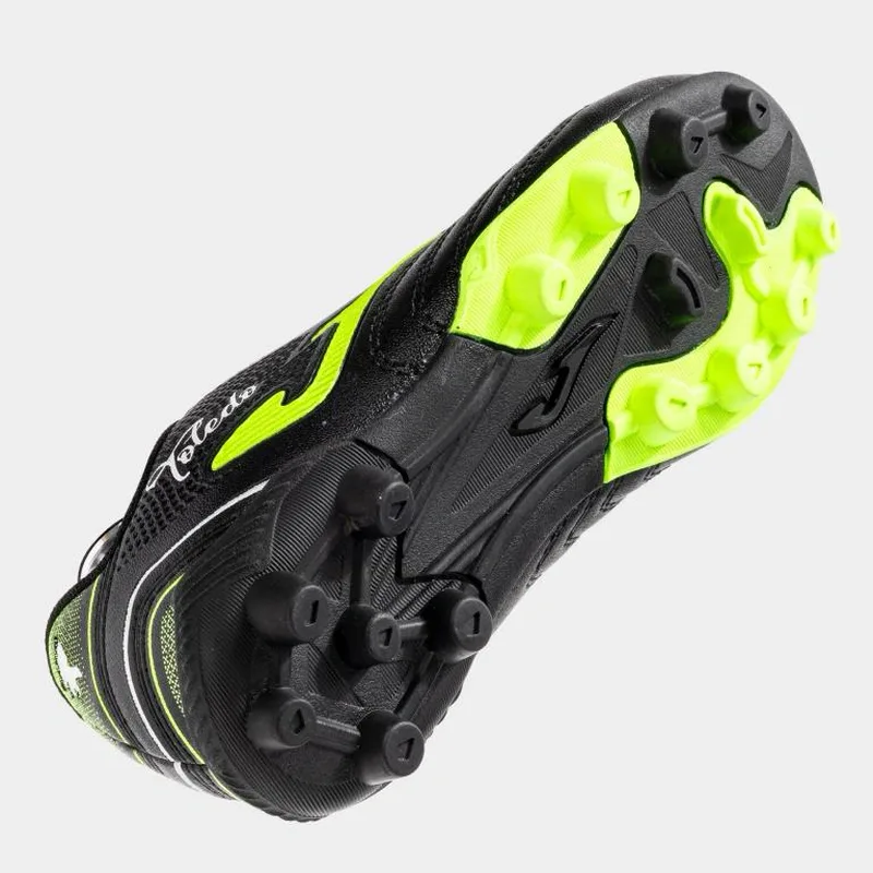 Бутси Joma фібратек 28 чорні дитячі для футболу