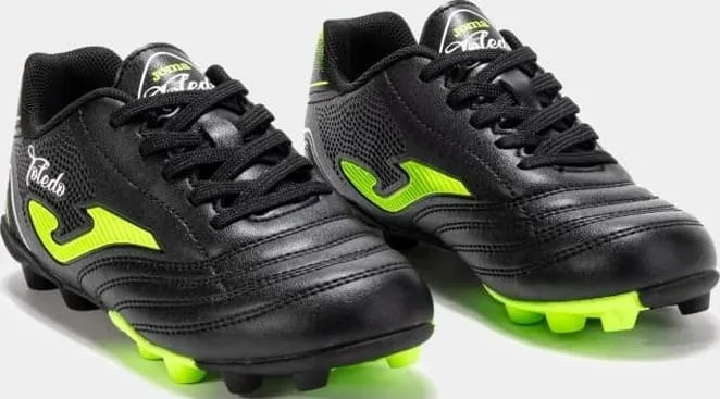 Бутси Joma фібратек 28 чорні дитячі для футболу