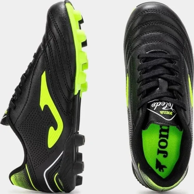 Бутси Joma фібратек 28 чорні дитячі для футболу