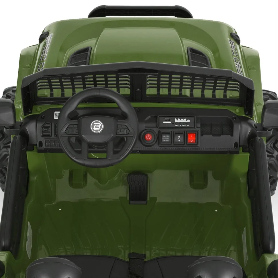 Дитячий електромобіль Bambi Racer пластик джип 110х76х85 см чорний