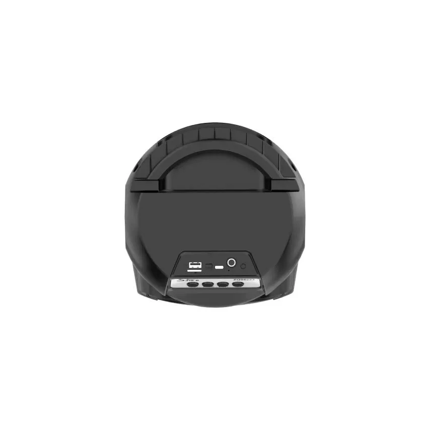 Портативна колонка Bluetooth 20W чорна 190х195х501 мм з мікрофоном і підсвічуванням