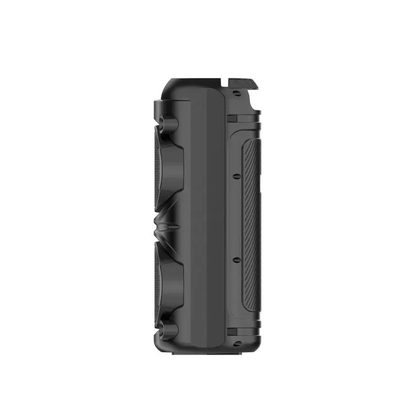 Портативна колонка Bluetooth 20W чорна 190х195х501 мм з мікрофоном і підсвічуванням