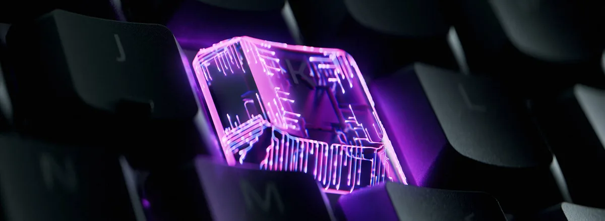 Клавіатура механічна Razer Ornata V3 TKL 84key, Mecha-Membrane Switch, USB-A, EN/UK, RGB, чорний